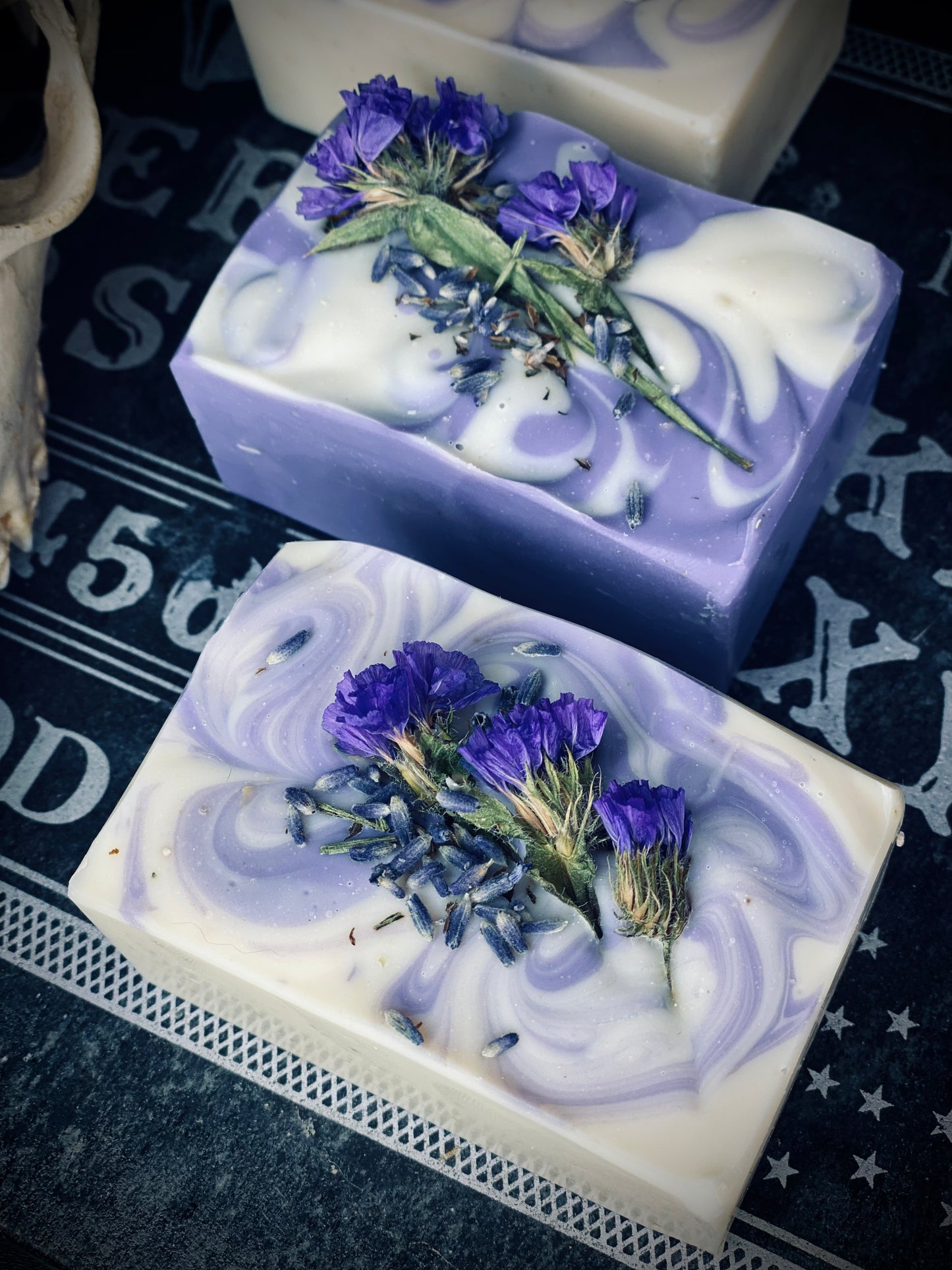 ONE LEFT✨Lavender Haze Forget- Me- Not✨ Oatmeal Calming Bar Soap