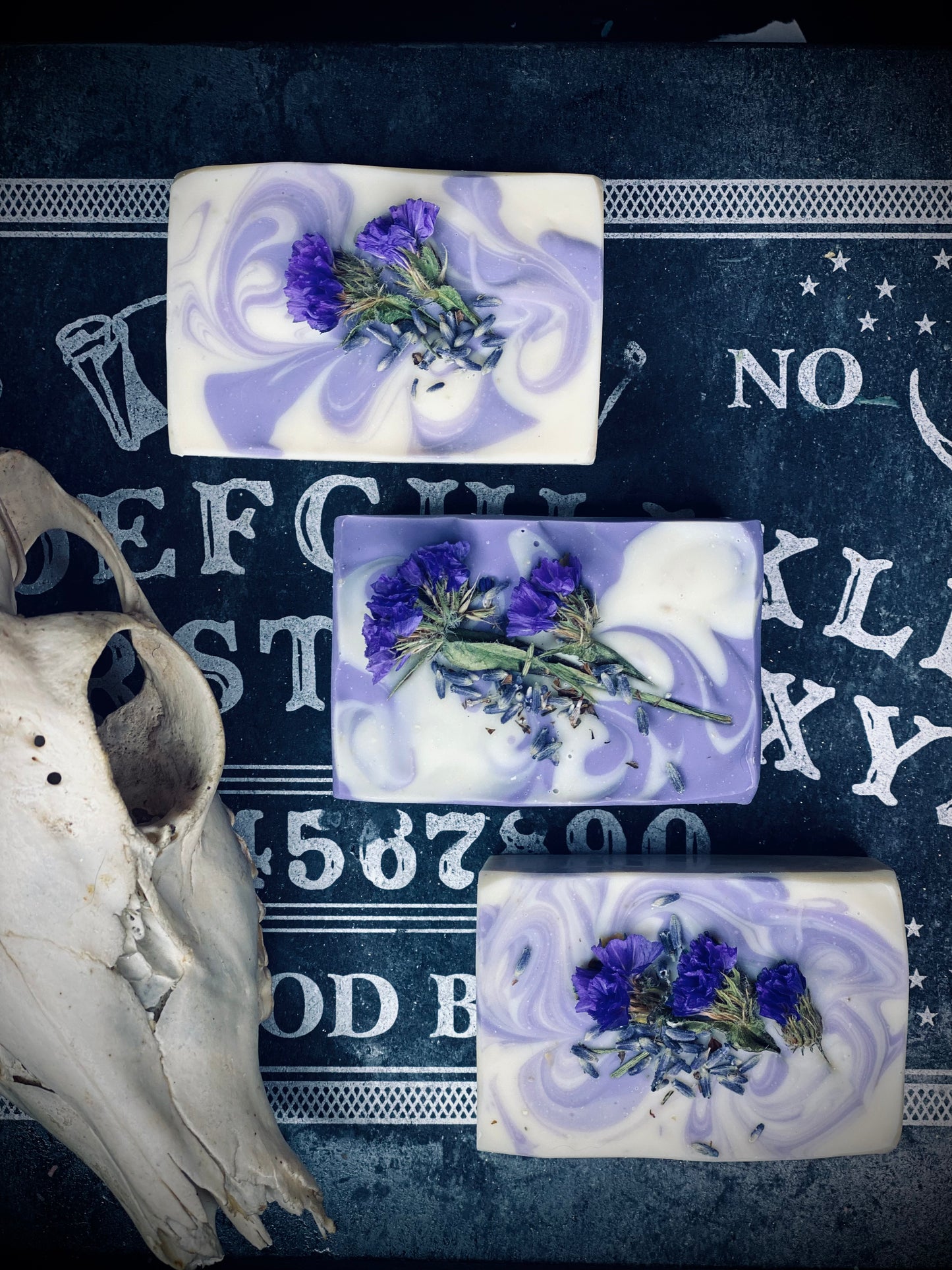 ONE LEFT✨Lavender Haze Forget- Me- Not✨ Oatmeal Calming Bar Soap