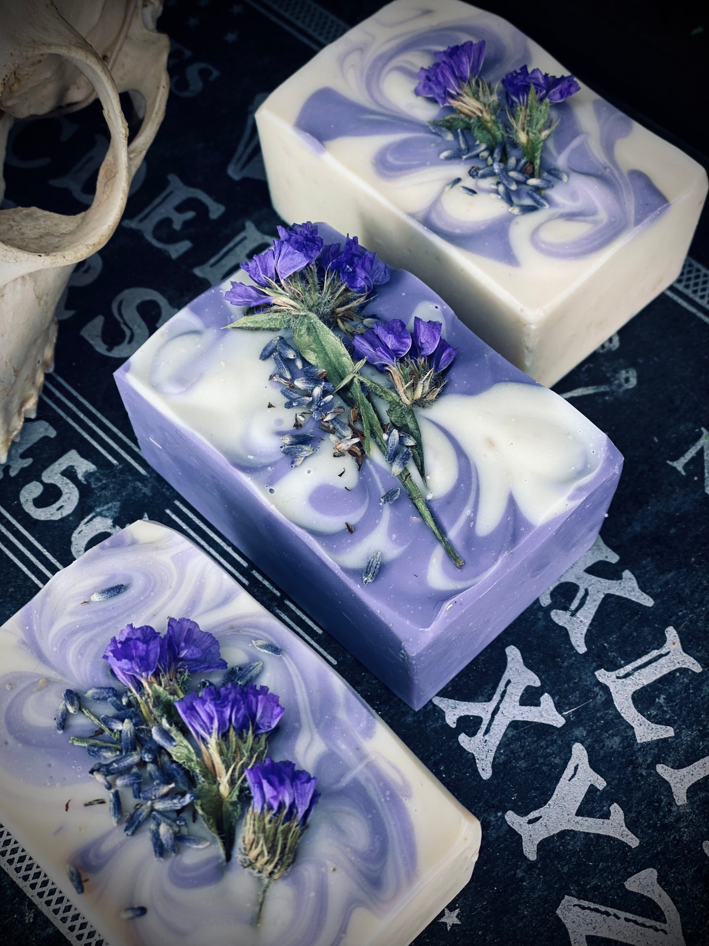 ONE LEFT✨Lavender Haze Forget- Me- Not✨ Oatmeal Calming Bar Soap