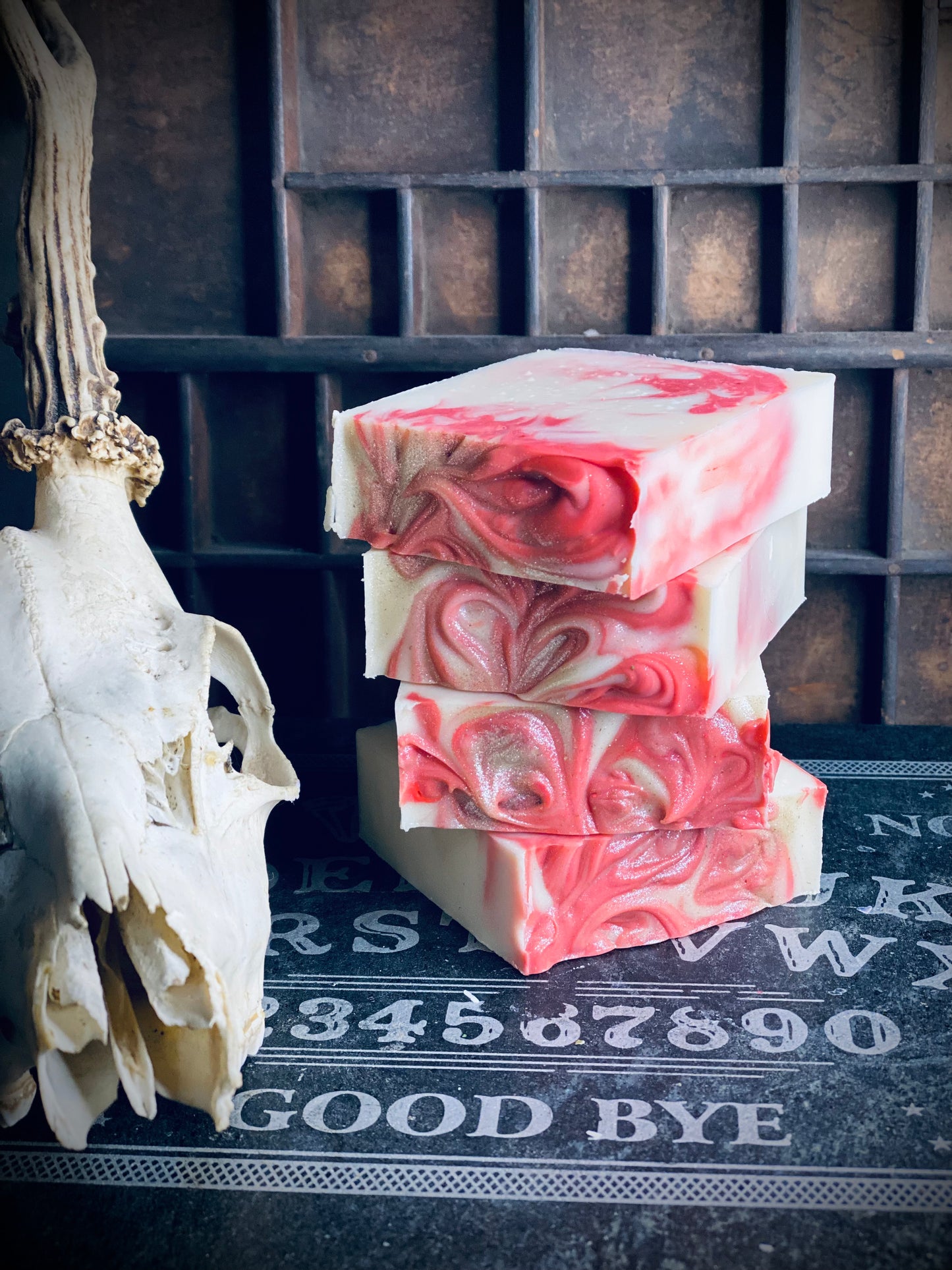 Frosted Peppermint Oil and Oatmeal All Natural Bar Soap