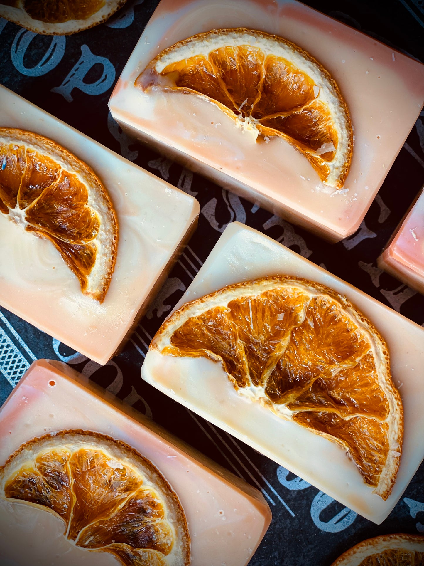 Marigold & Weary Orange, Oatmeal, Calendula and Nettle Muscle Rub Bar Soap