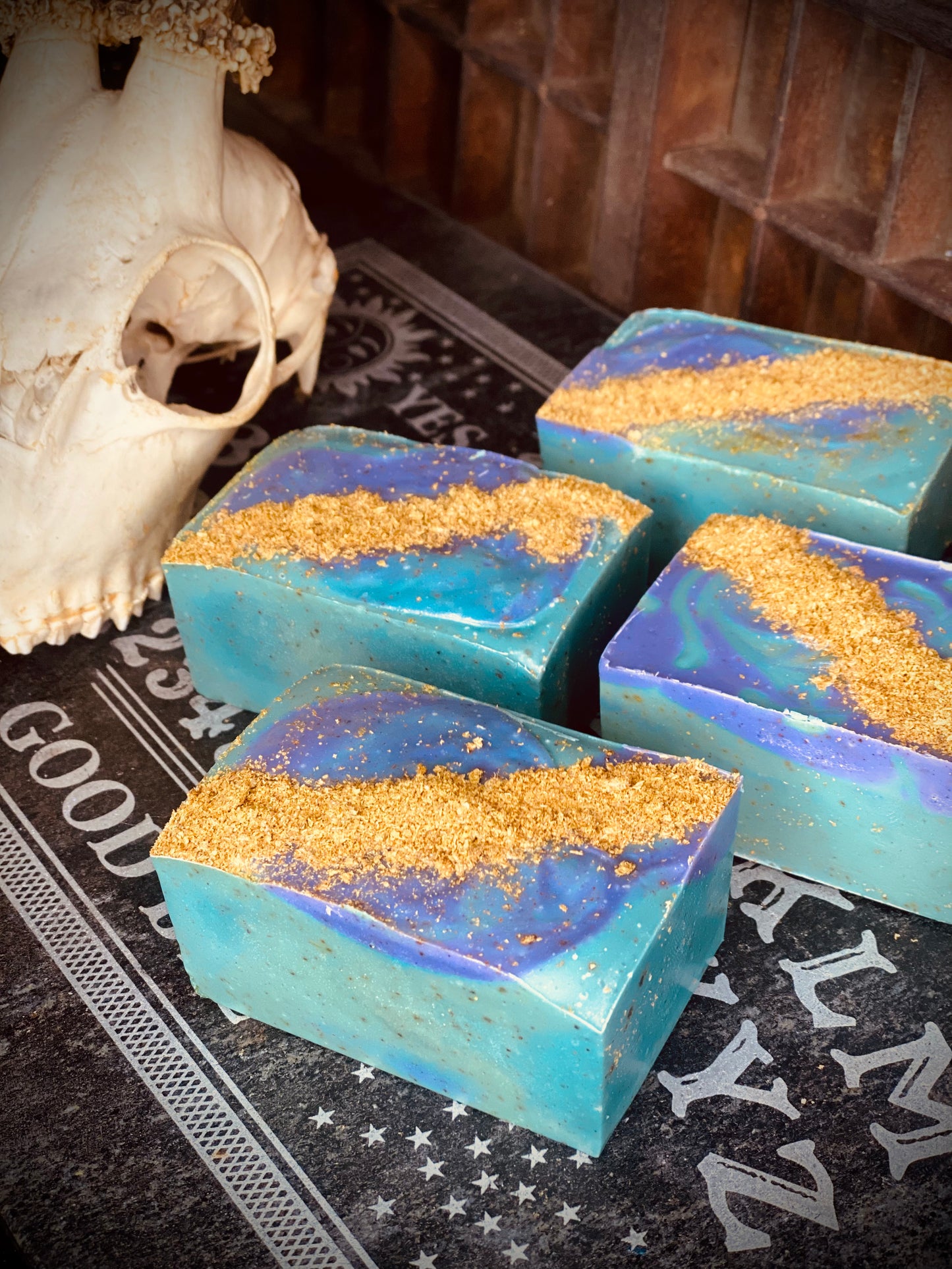 1 LEFT Ginger & Patchouli Bar Soap with Exfoliating Buttonwoods Brewery Beer Hops