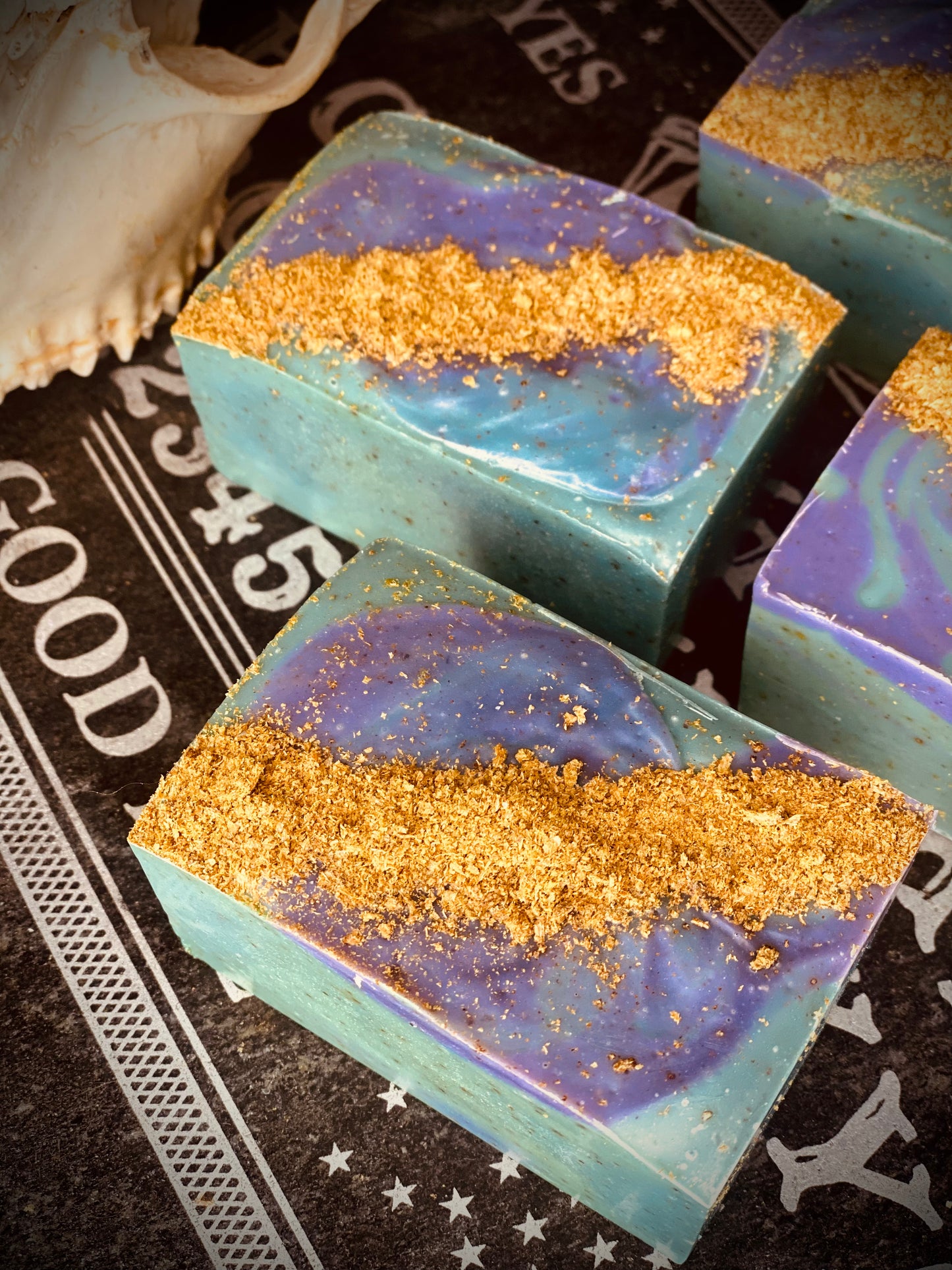 1 LEFT Ginger & Patchouli Bar Soap with Exfoliating Buttonwoods Brewery Beer Hops