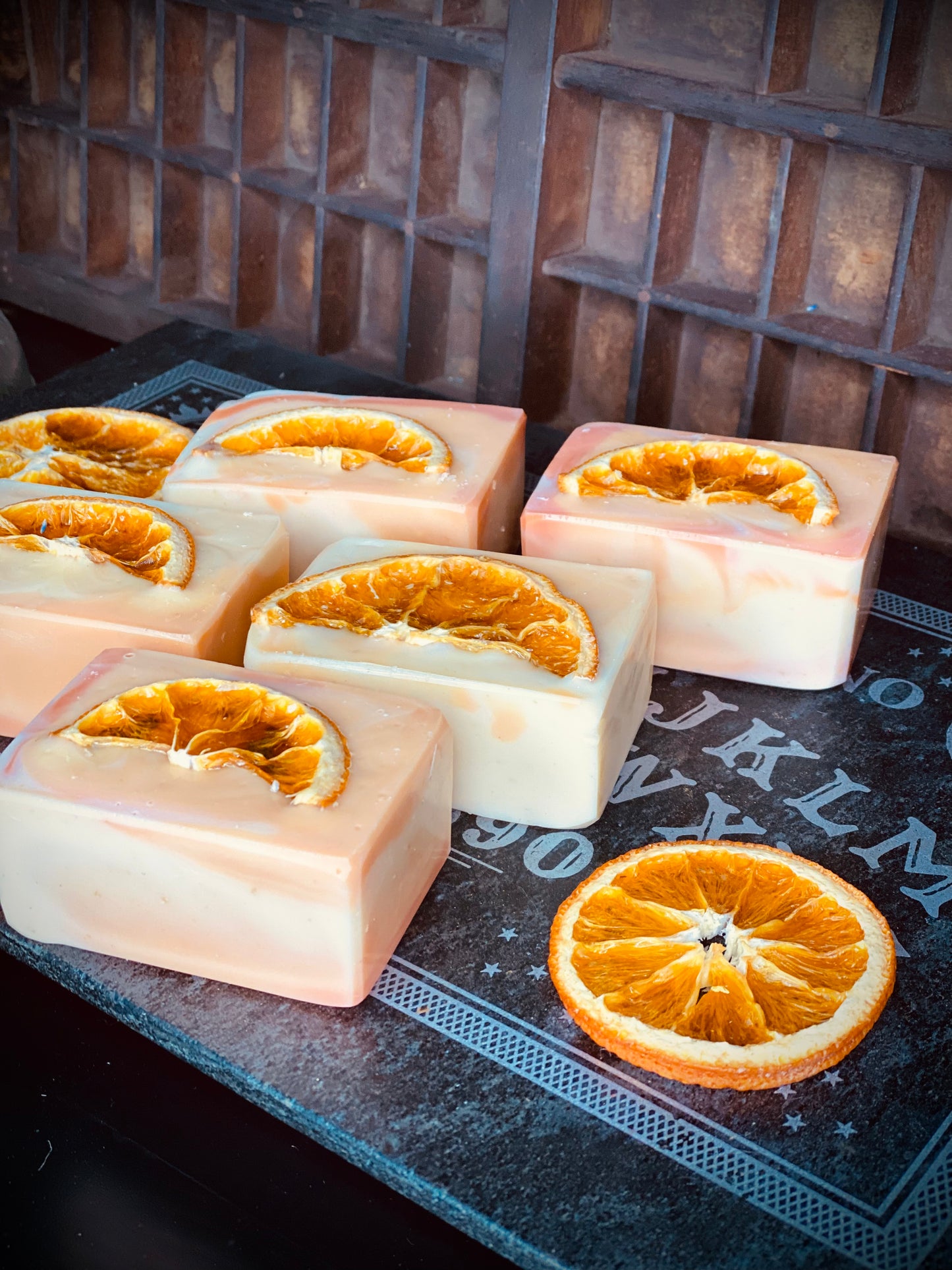 Marigold & Weary Orange, Oatmeal, Calendula and Nettle Muscle Rub Bar Soap