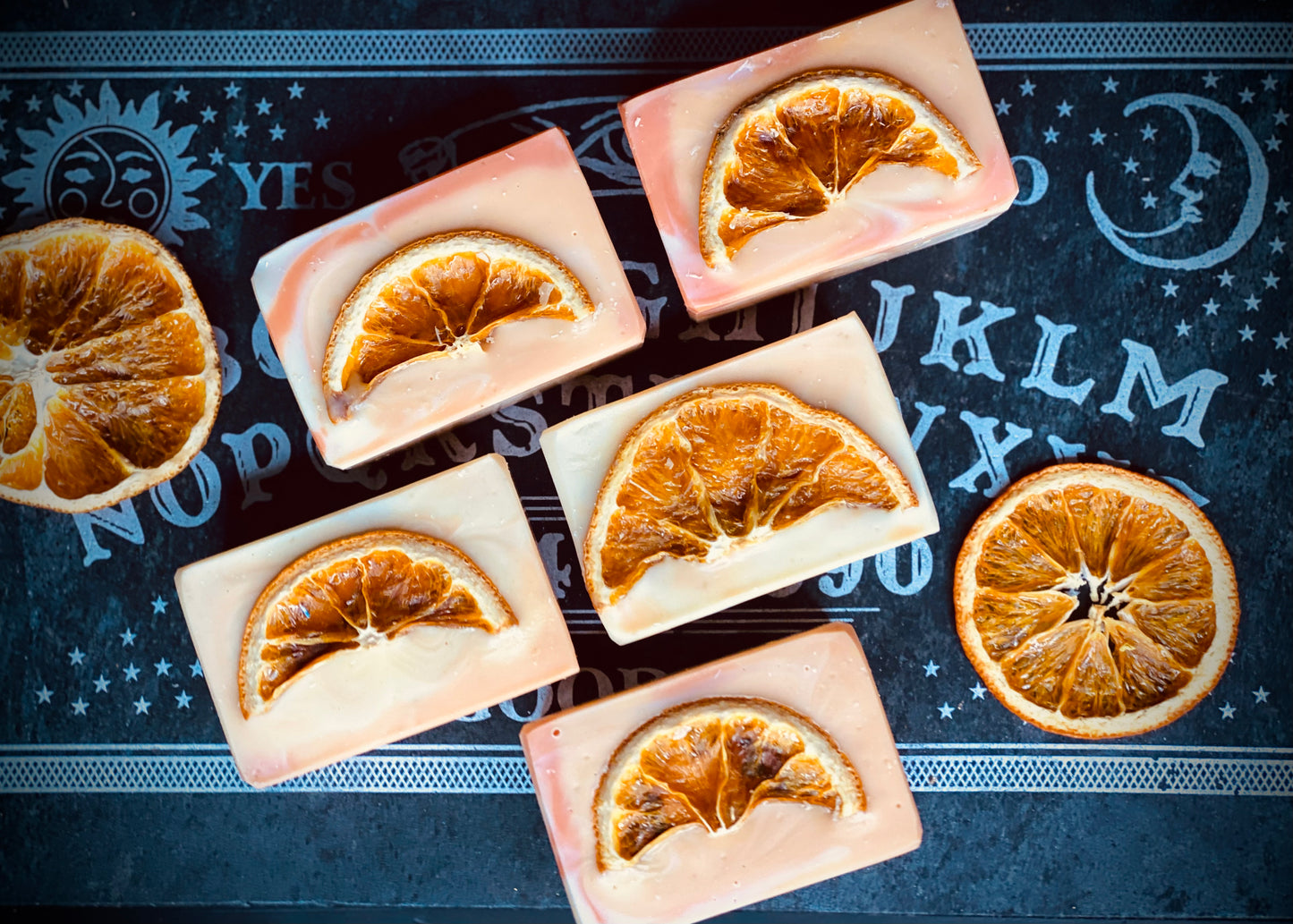 Marigold & Weary Orange, Oatmeal, Calendula and Nettle Muscle Rub Bar Soap