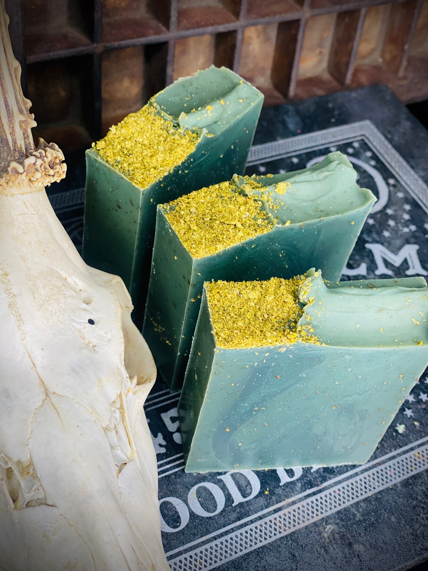 1 LEFT COCONUT OIL FREE! Hop To It Rustic Pine Tar featuring Buttonwoods Brewery Hops Bar Soap with Activated Charcoal