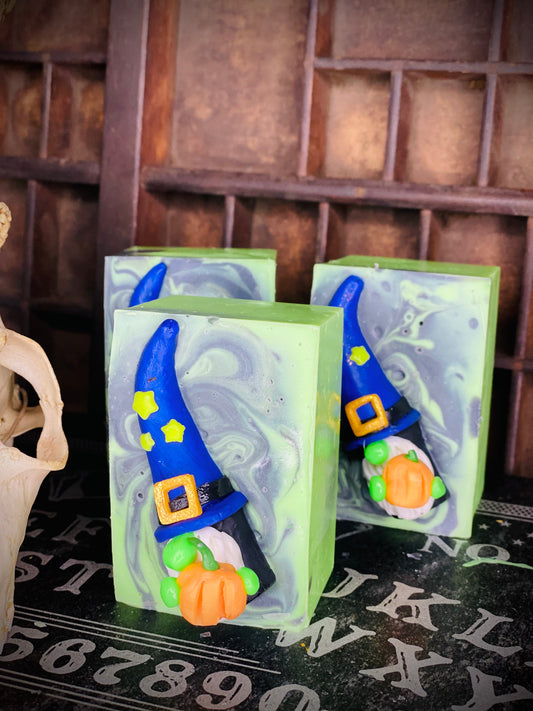 Poison Apple Handcrafted Soap Dough Bar Soap: HALLOWEEN GNOME