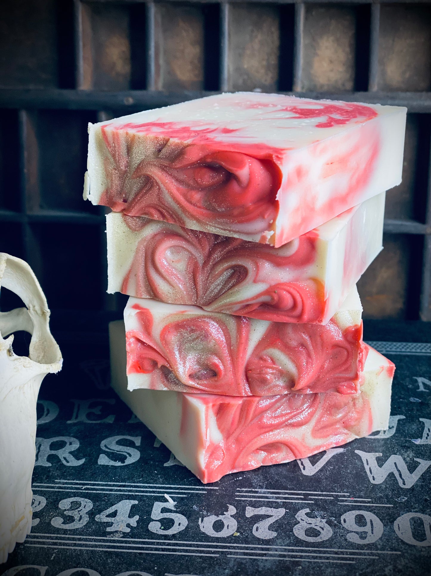 Frosted Peppermint Oil and Oatmeal All Natural Bar Soap