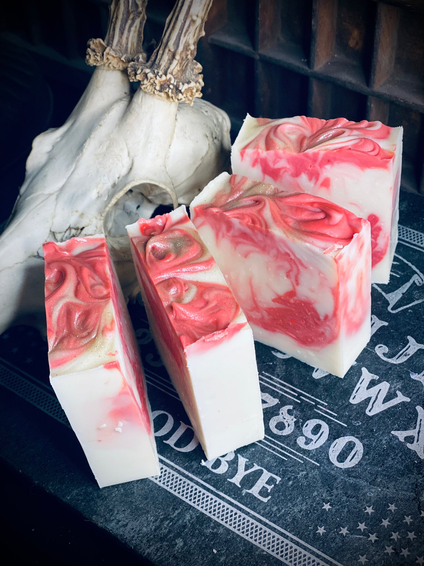 Frosted Peppermint Oil and Oatmeal All Natural Bar Soap