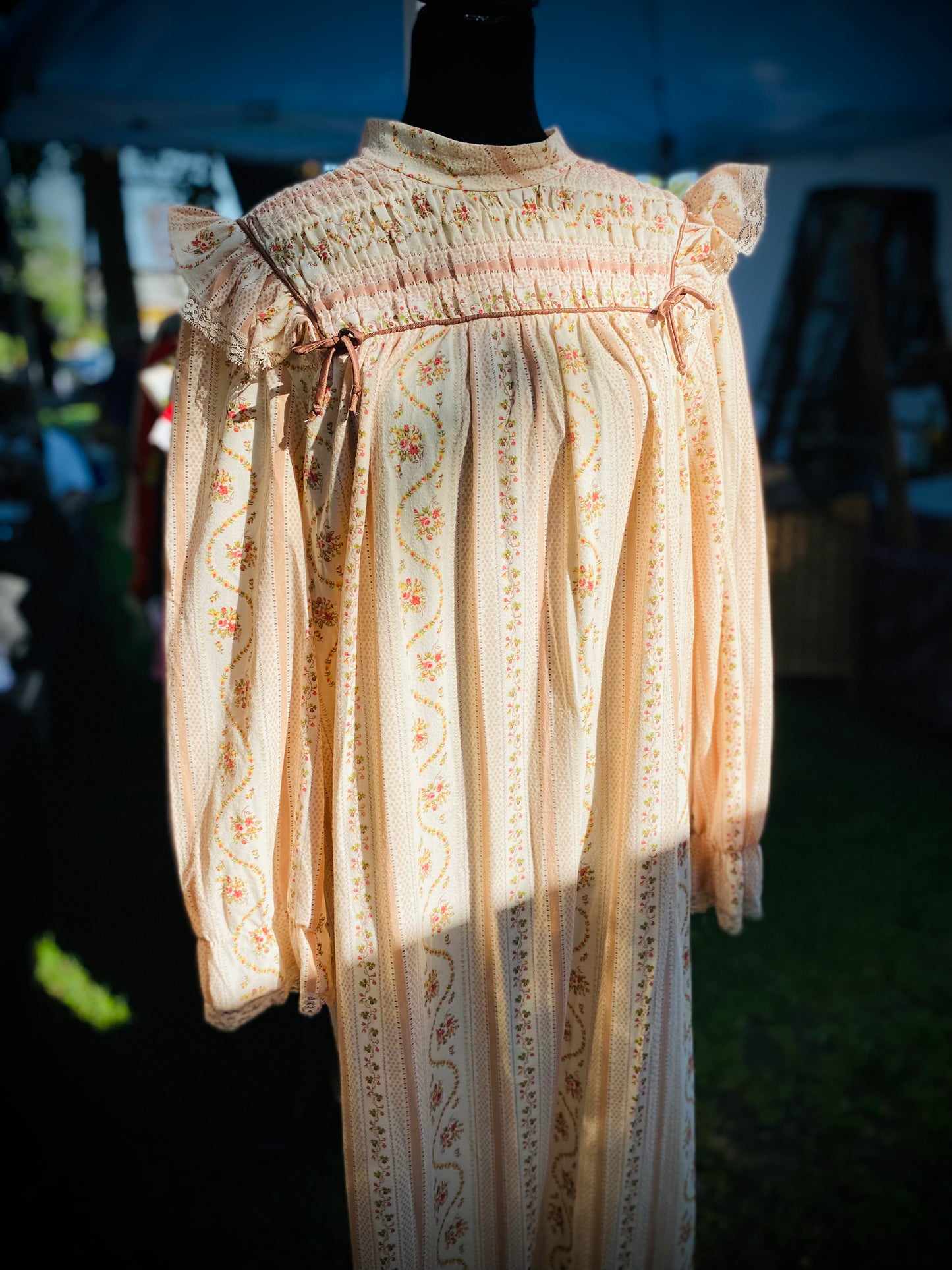 Cottagecore Jennifer Dale  Brown Vintage Dress