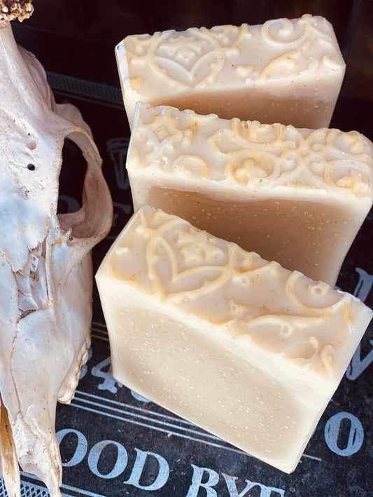 2 LEFT! Naked Oat Full Moon All Natural Colloidal Oatmeal Vegan Bar Soap